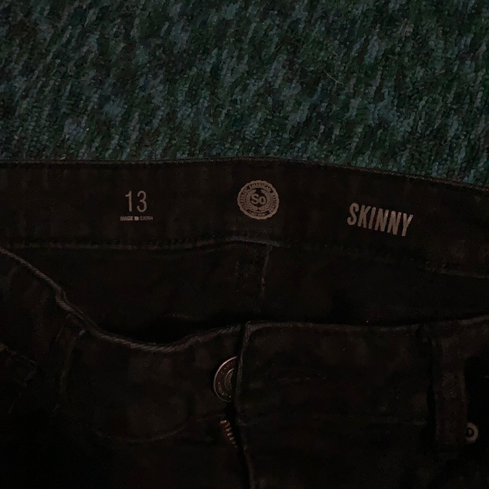 Black skinny jeans